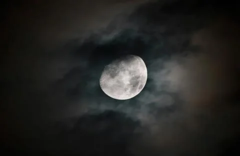 Moon surface with details Fotos de archivo