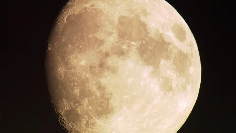 Moon surface, The Moon In Close Shot With Pull Backs To Mountains Stock Footage 108599328