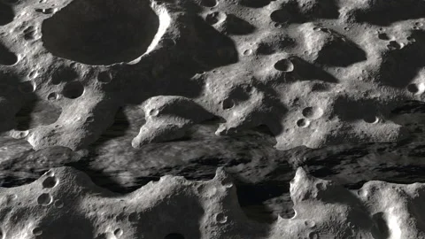 Moon Terrain Stock Footage 313000837