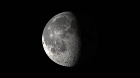 Moon Through All Phases Time Lapse Stock Footage 56346951