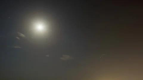 Moon Time Lapse 4k Video. Video stock 92003894
