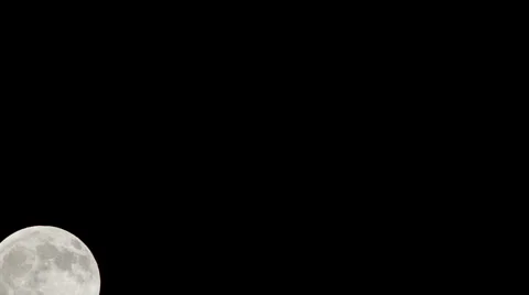 Moon Time Lapse 動画素材 3330524