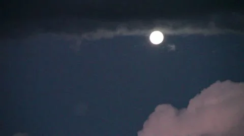 Moon Time lapse Stock Footage 22035896