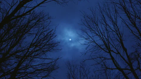 Moon Time Lapse Stock Footage 35844412