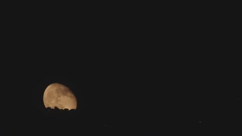 Moon Time Lapse Stock Footage 154183914