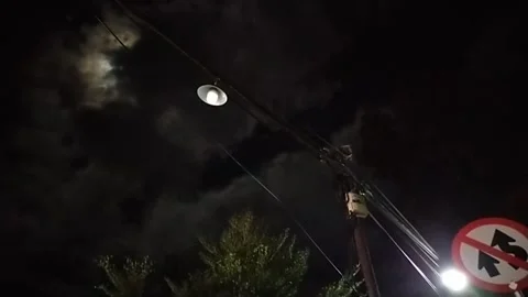 Moon Time Lapse Video stock 242866102