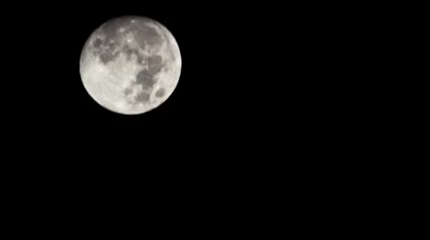 The moon time lapse HD Stock Footage 33834779
