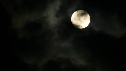 Moon Time-lapse, Night Video stock 83020783