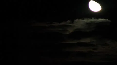 Moon time lapse2 Stock Footage 8853593