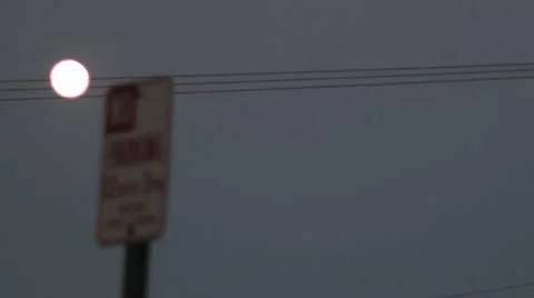 Moon Timelapse Dusk Stock Footage 11296612