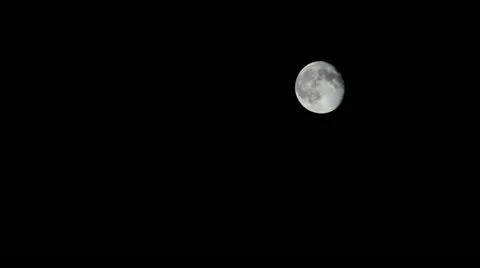 Moon timelapse Stock Footage 10910772
