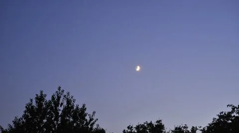 The moon timelapse Stock Footage 52929299