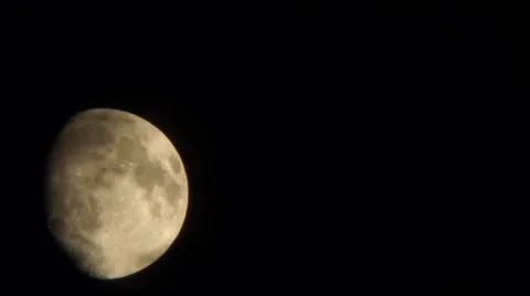 Moon timelapse Stock Footage 55643725
