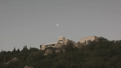Moon, timelapse, house, full moon Stock Footage 139049374