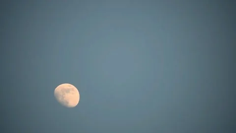 Moon Timelapse, Stock time lapse : Full moon rise in dark nature sky, night t Stock Footage 141585464