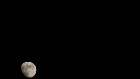 Moon Timelapse, Stock time lapse : Full moon rise in dark nature sky, night t Stock Footage 143910207