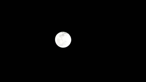 Moon Timelapse, Stock time lapse : Full moon rise in dark nature sky, night t Stock Footage 173355322