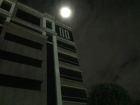 Moon at the top Stock Photos