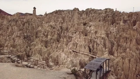 Moon valley, La Paz Stock Footage 84808409