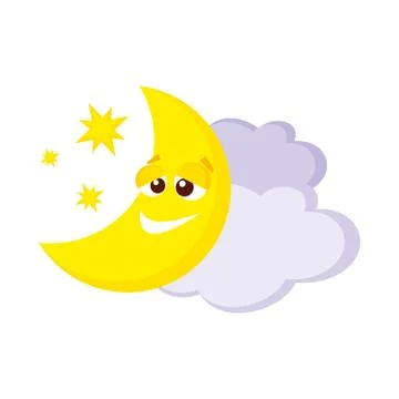 Moon vector illustration Stock Illustration