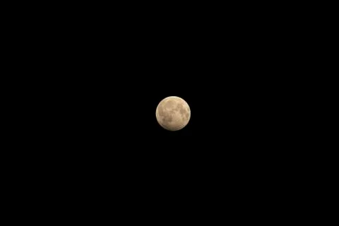 Moon view from india on eclips night Stock Photos