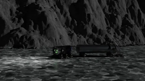 Moon Water Stock Footage 143229798