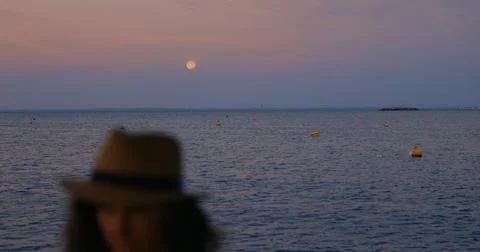Moon &amp; Water Foto stock