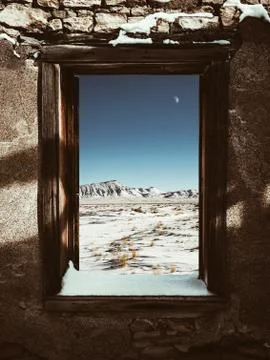 Moon Window Stock Photos