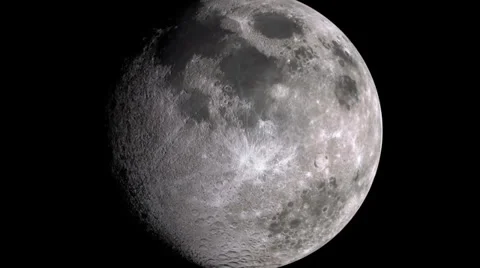 Moon Zoom Video stock 37651450