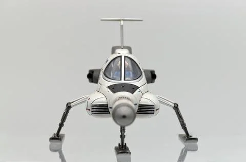 Moonbase Interceptor diecast model from Gerry Anderson’s UFO TV series. Stock-Fotos