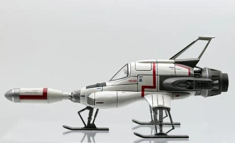 Moonbase Interceptor inspired by the iconic UFO TV series from Gerry Anderson. Stock Photos