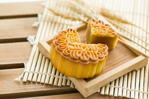 Mooncake Stock Photos