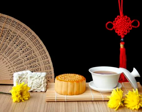 Mooncake Stock Photos