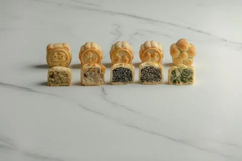 Mooncake Stock Photos