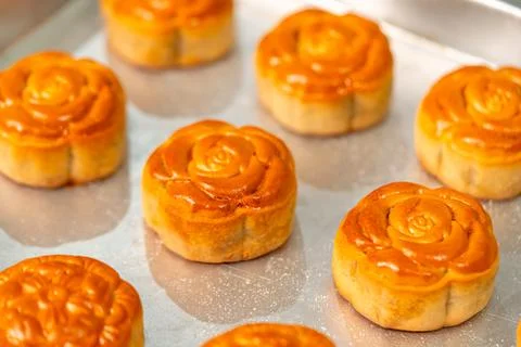 Mooncake Stock Photos