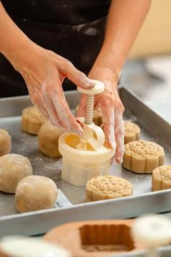 Mooncake Stock Photos