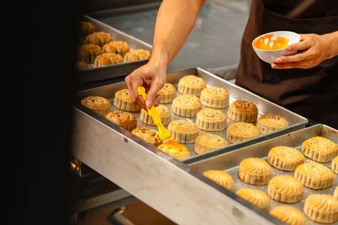 Mooncake Stock Photos