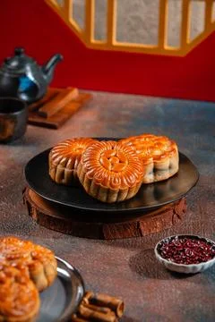 Mooncake Foto stock
