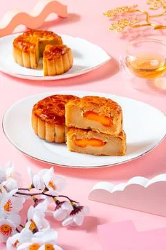 Mooncake Foto stock