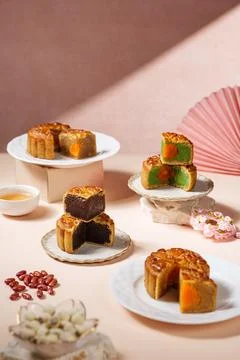 Mooncake Foto stock