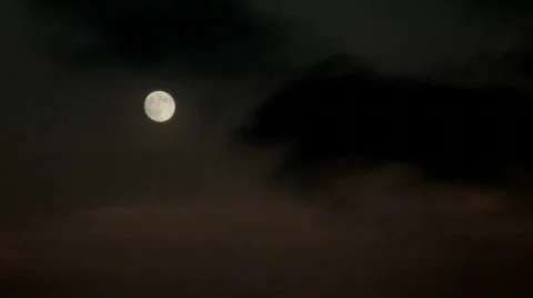MoonClouds Timelapse DarkMoody 0016B0 스톡 동영상 565106
