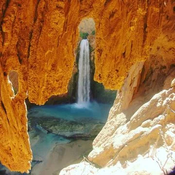 Mooney Falls Foto stock