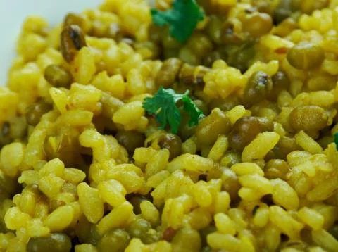 Moong dal khichdi Фото