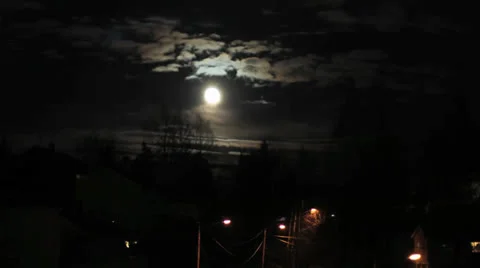 Moonlapse Video stock 22917431