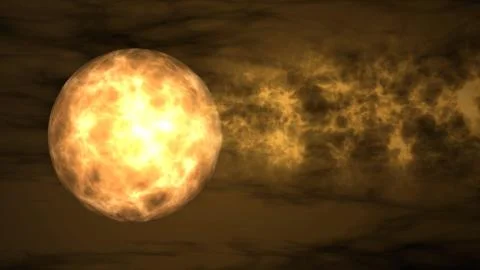 Moonlight background night sky clouds. Stock Illustration