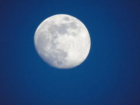 Moonlight by day Foto stock