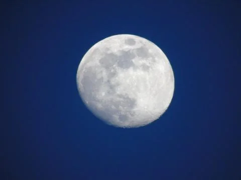 Moonlight by day Foto stock