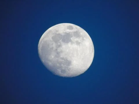 Moonlight by day 스톡 사진