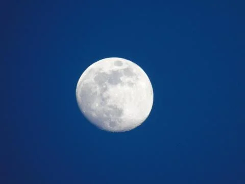 Moonlight by day Stock Photos