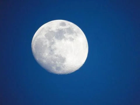 Moonlight by day Foto stock